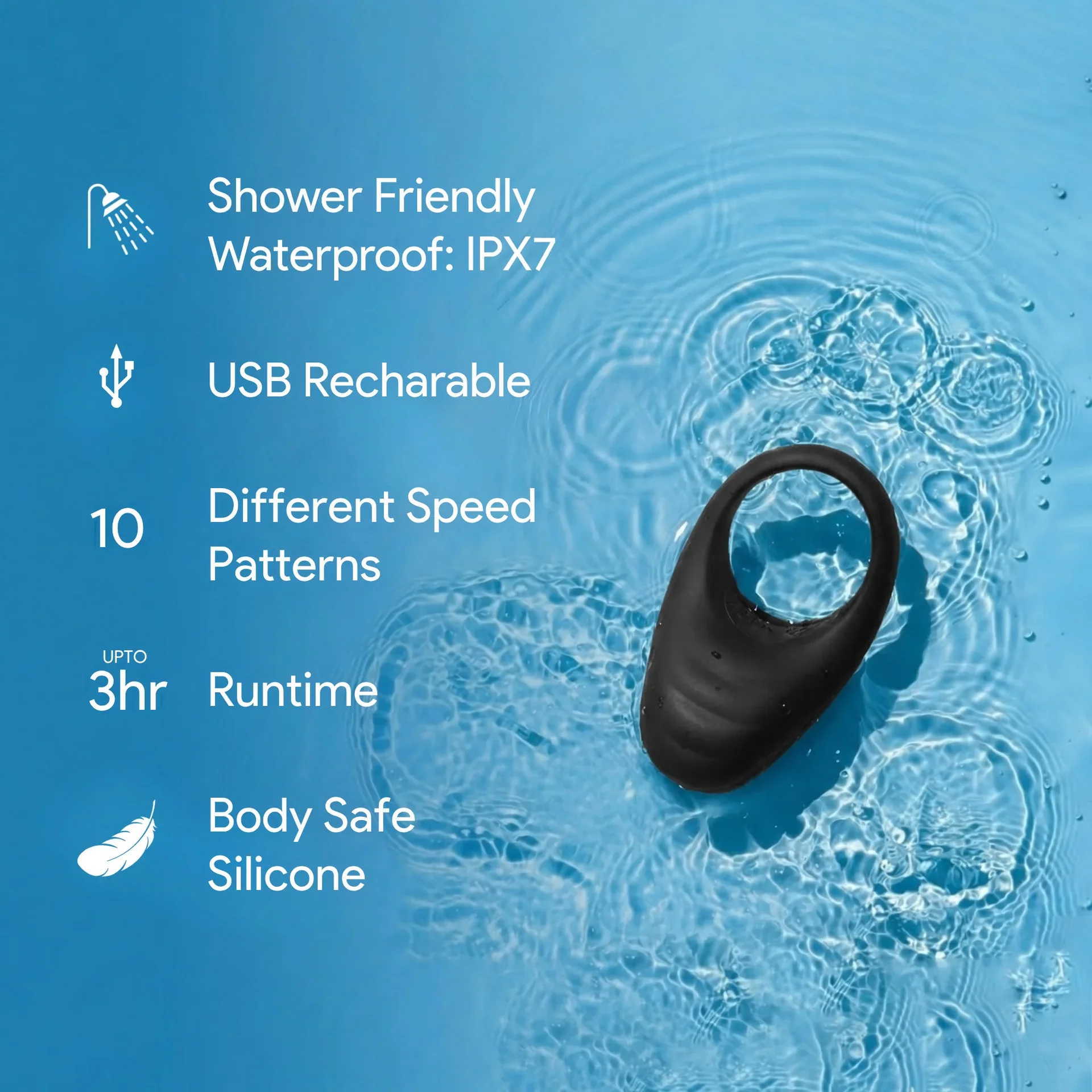 Stealth Pro Rechargeable Vibrating Ring with Wireless Remote Control - Image 2
