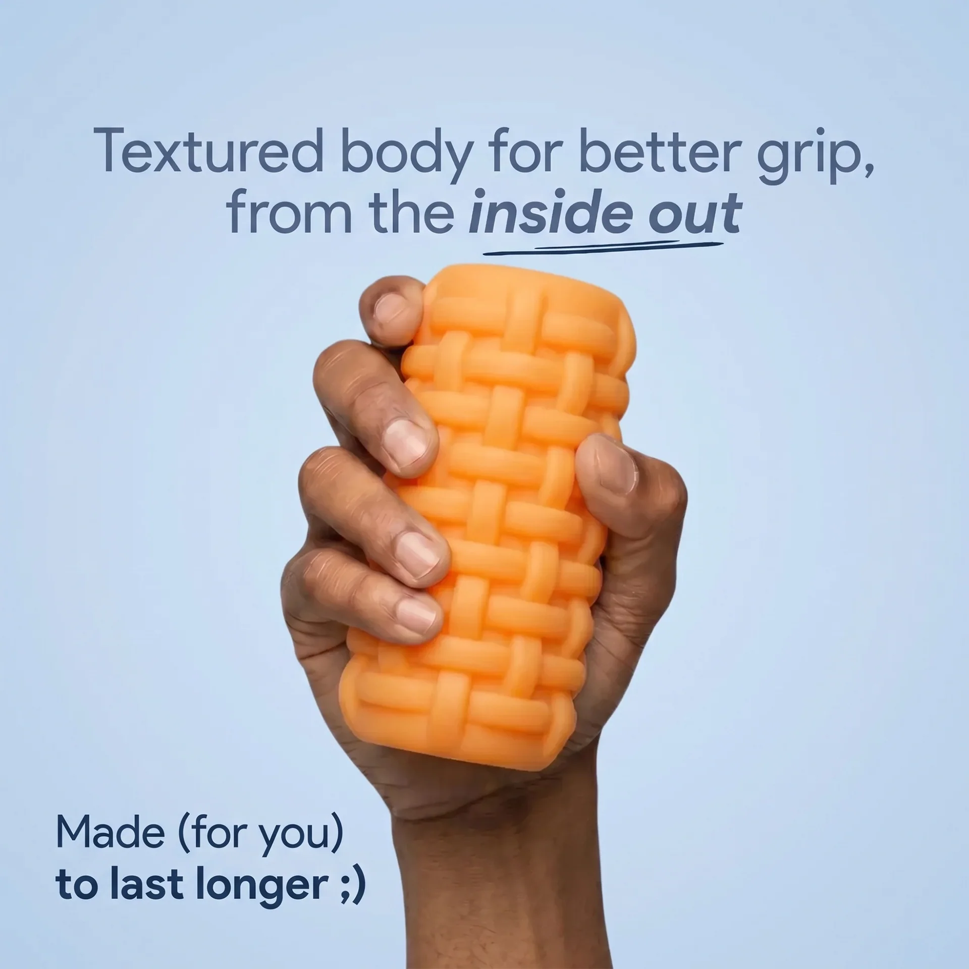 FlexWeave Textured Sleeve – Premium Soft TPE Stroker - Image 2