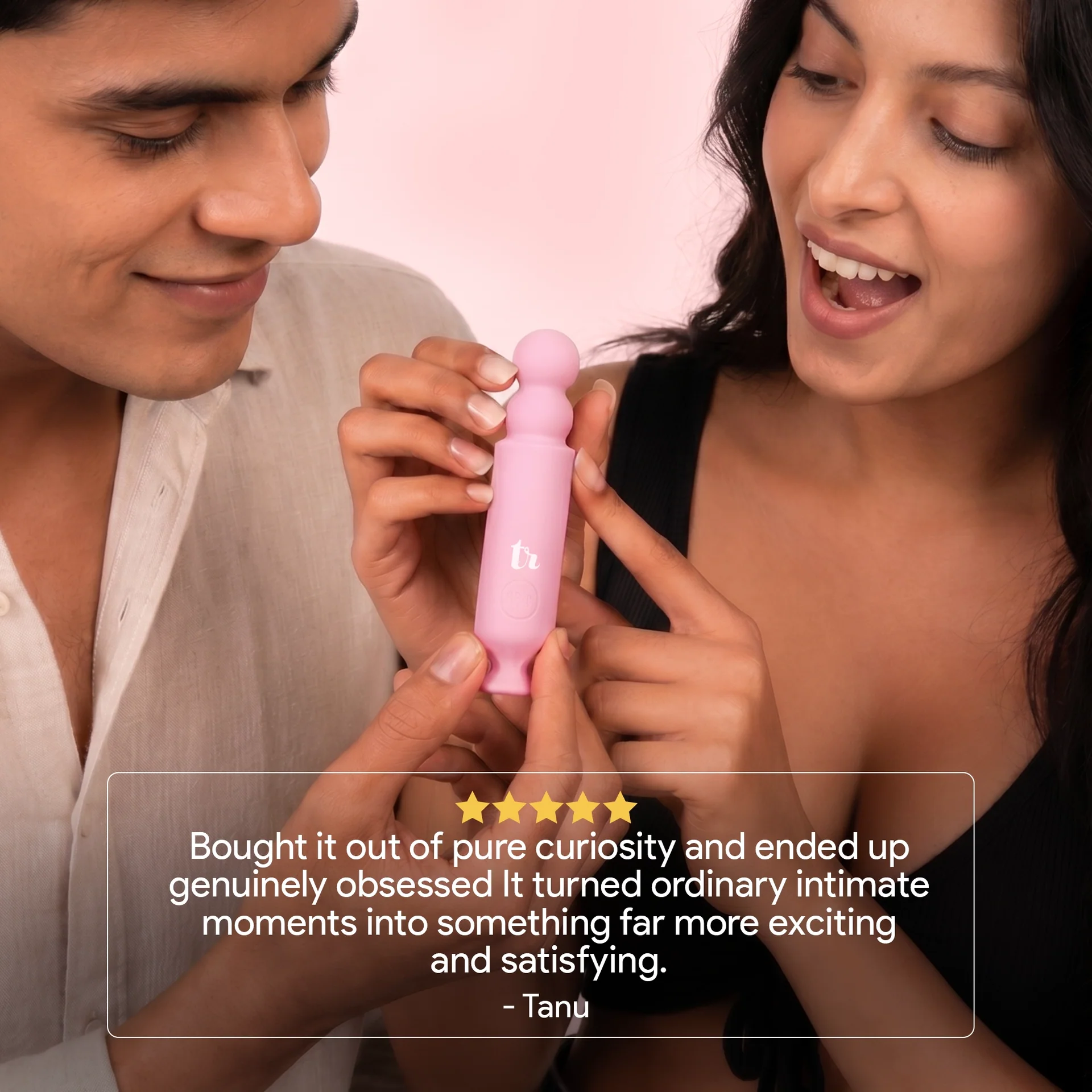CandyPop Mini Wand Vibrator – Rechargeable Bullet Massager with Protective Travel Cap - Image 3