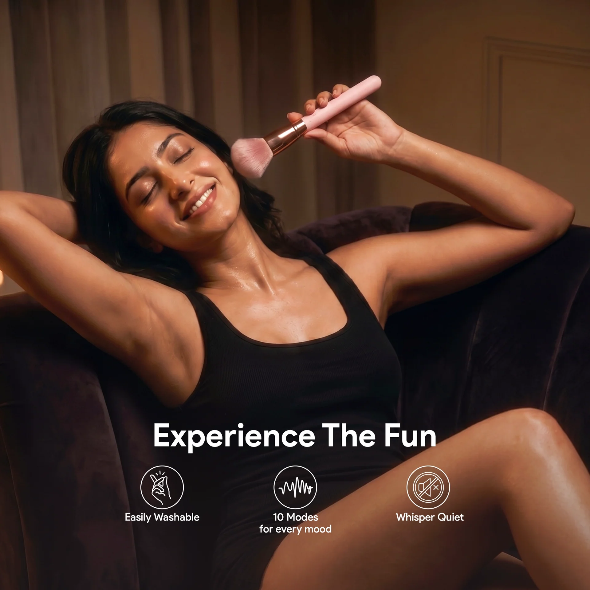 Glow Wand Rechargeable Personal Massager – Slim Waterproof Silicone Vibrator - Image 4